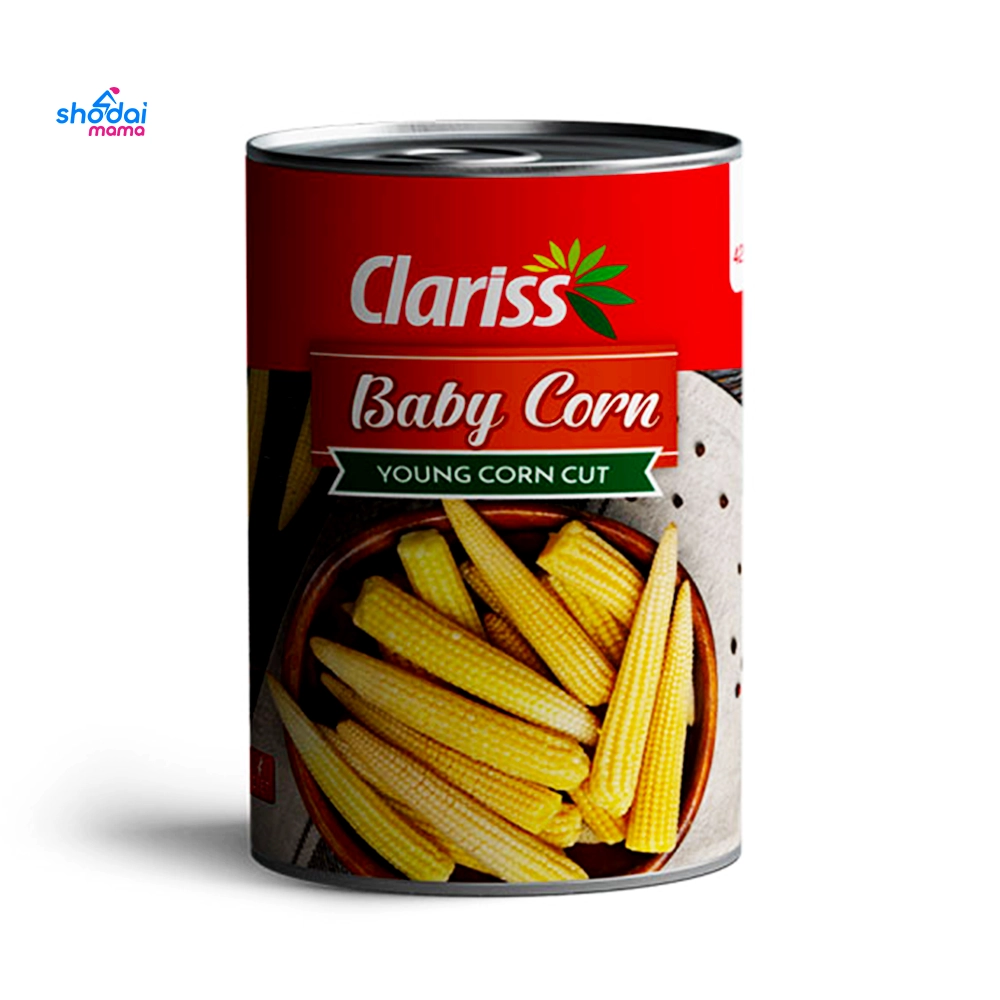 Clariss Baby Corn Young Corn Cut - 425g